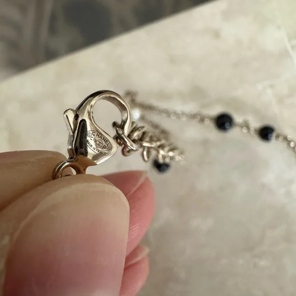 CHANEL 2019 Faux Pearl, Strass & Bead CC Station Necklace - Picture 4 of 11